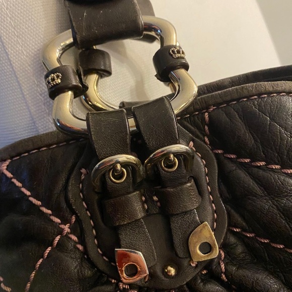 Juicy Couture Quilted Stitched Leather Bag - Picture 3 of 5